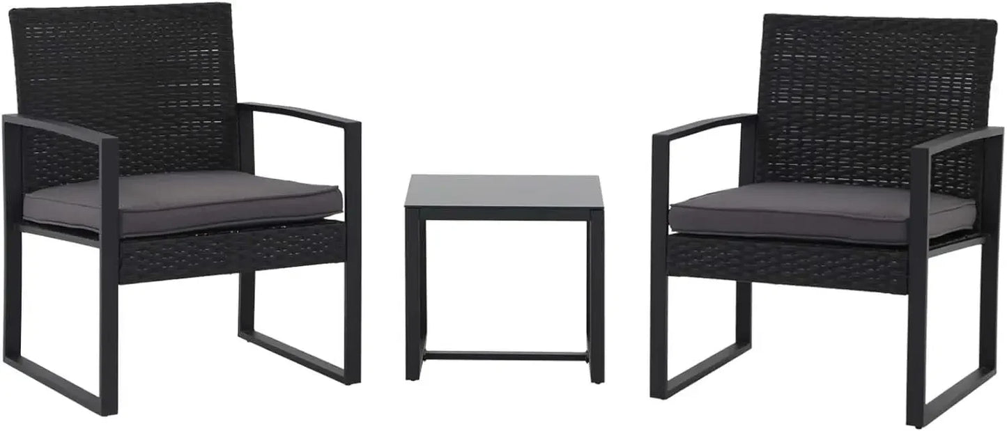 3 Pieces Patio Furniture Set, Outdoor