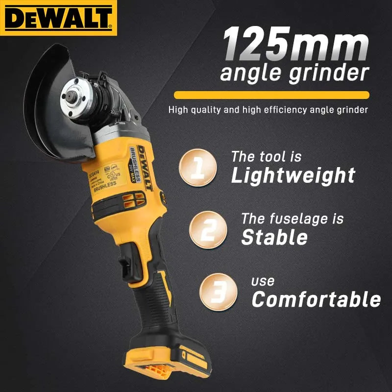 Dewalt DCG414 18V Max XR Brushless Angle Grinder