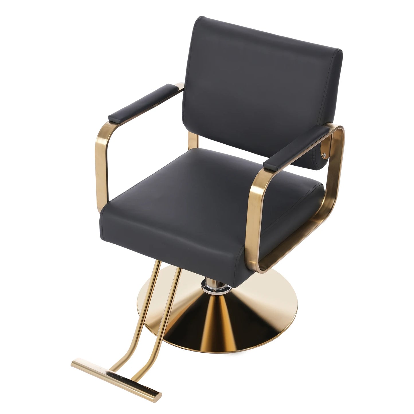 Pedestal Barber Shop Barber Chair| Comfortable Hydraulic Rotating and Height Adjustable