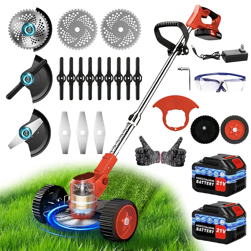 Cordless lawn mowers weed trimmer