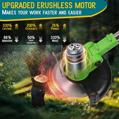 Cordless lawn mowers weed trimmer