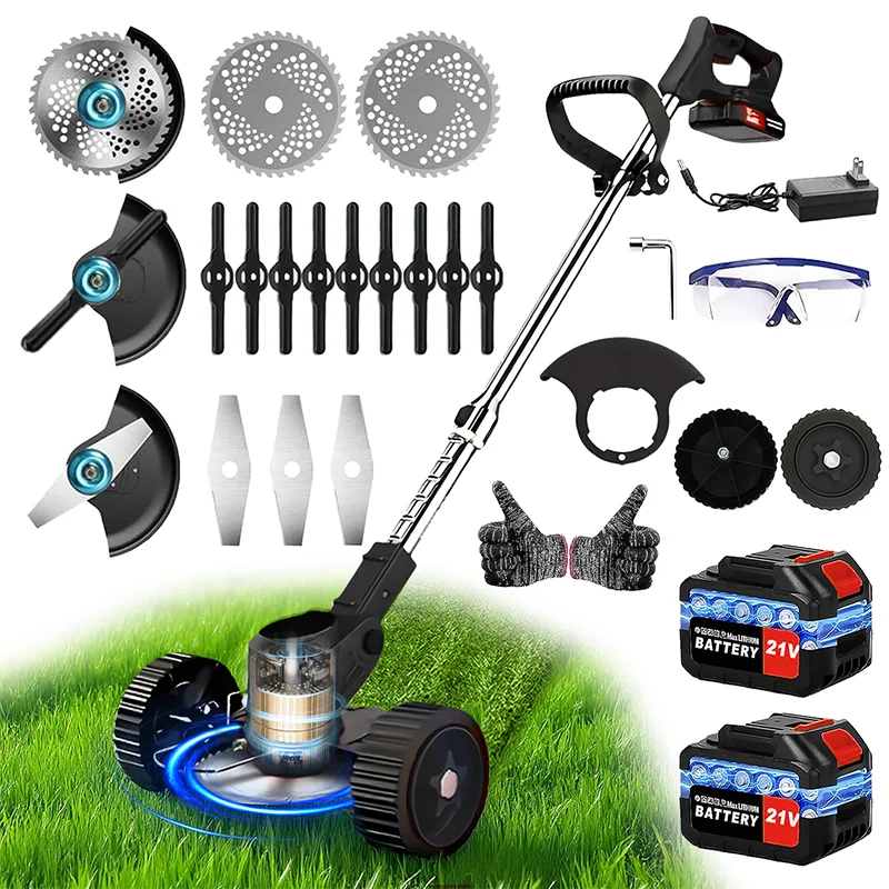 Cordless lawn mowers weed trimmer