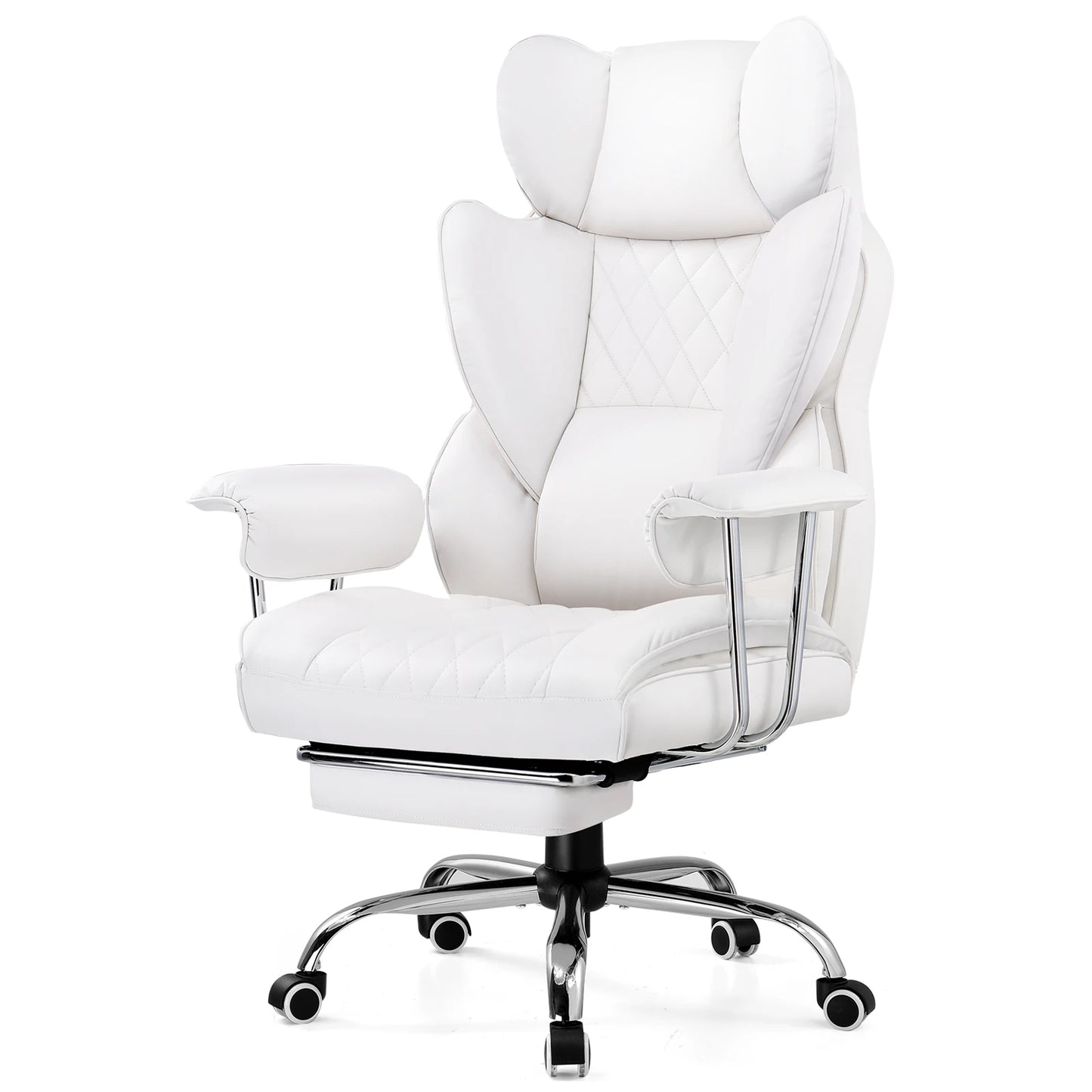 Big and Tall Gaming Chair with Lumbar Support, Footrest
