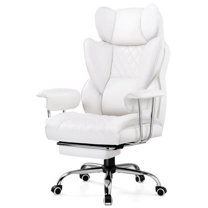 Big and Tall Gaming Chair with Lumbar Support, Footrest