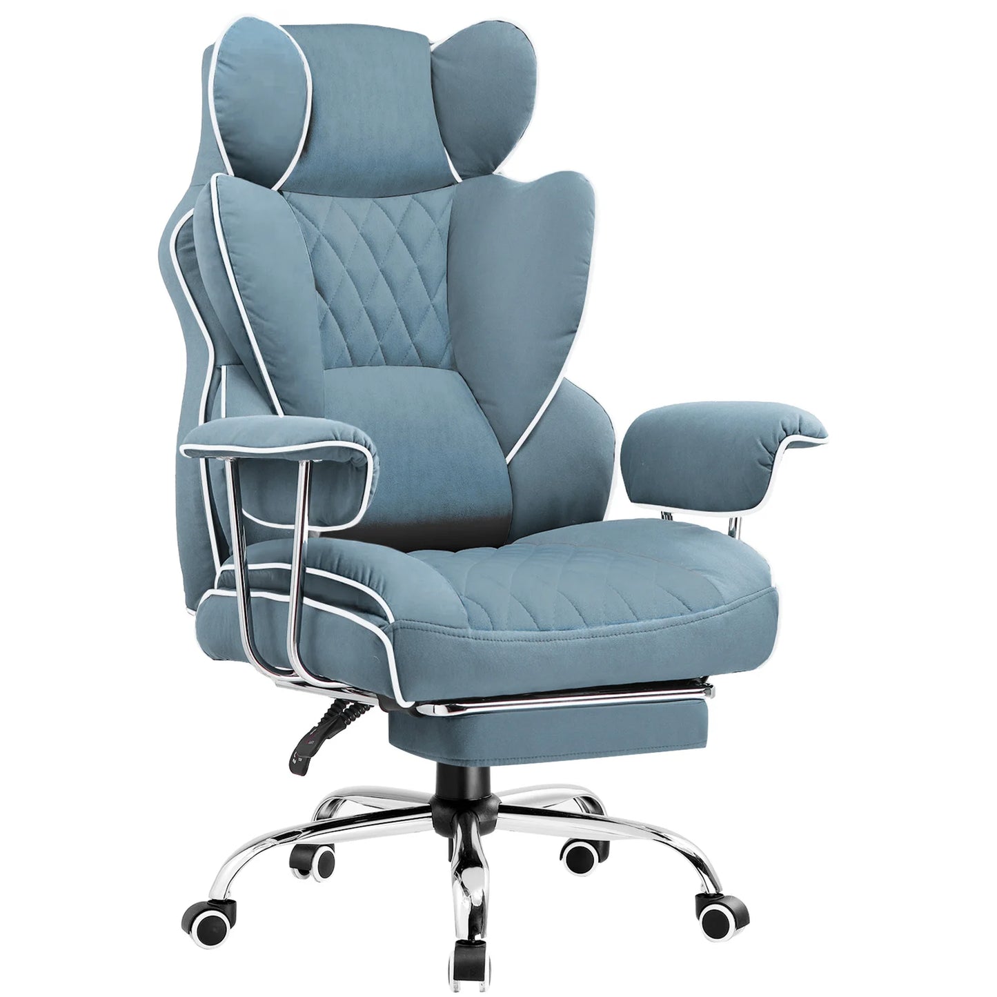 Big and Tall Gaming Chair with Lumbar Support, Footrest