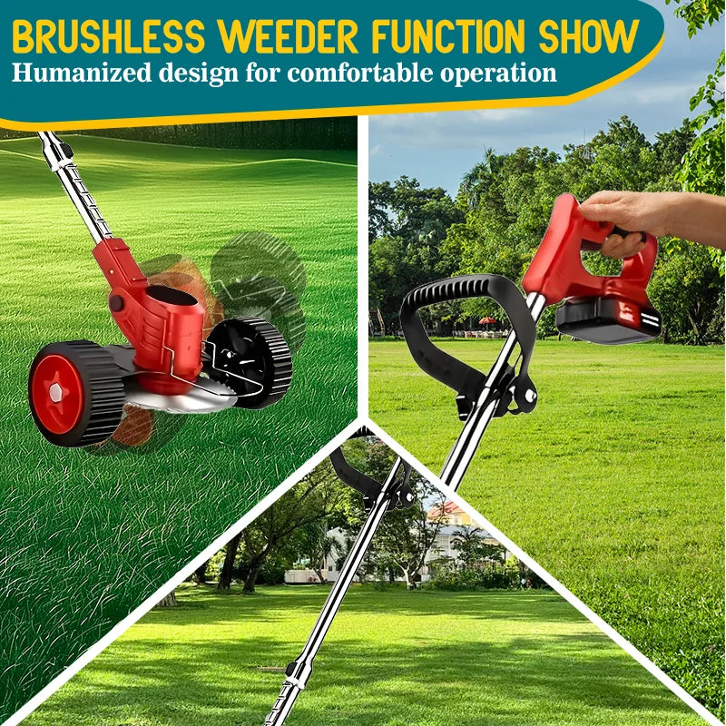 Cordless lawn mowers weed trimmer