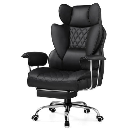 Big and Tall Gaming Chair with Lumbar Support, Footrest