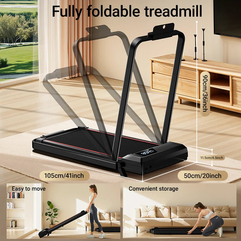 Jogging Treadmill: Incline, Under-Desk, Lightweight, LED Display