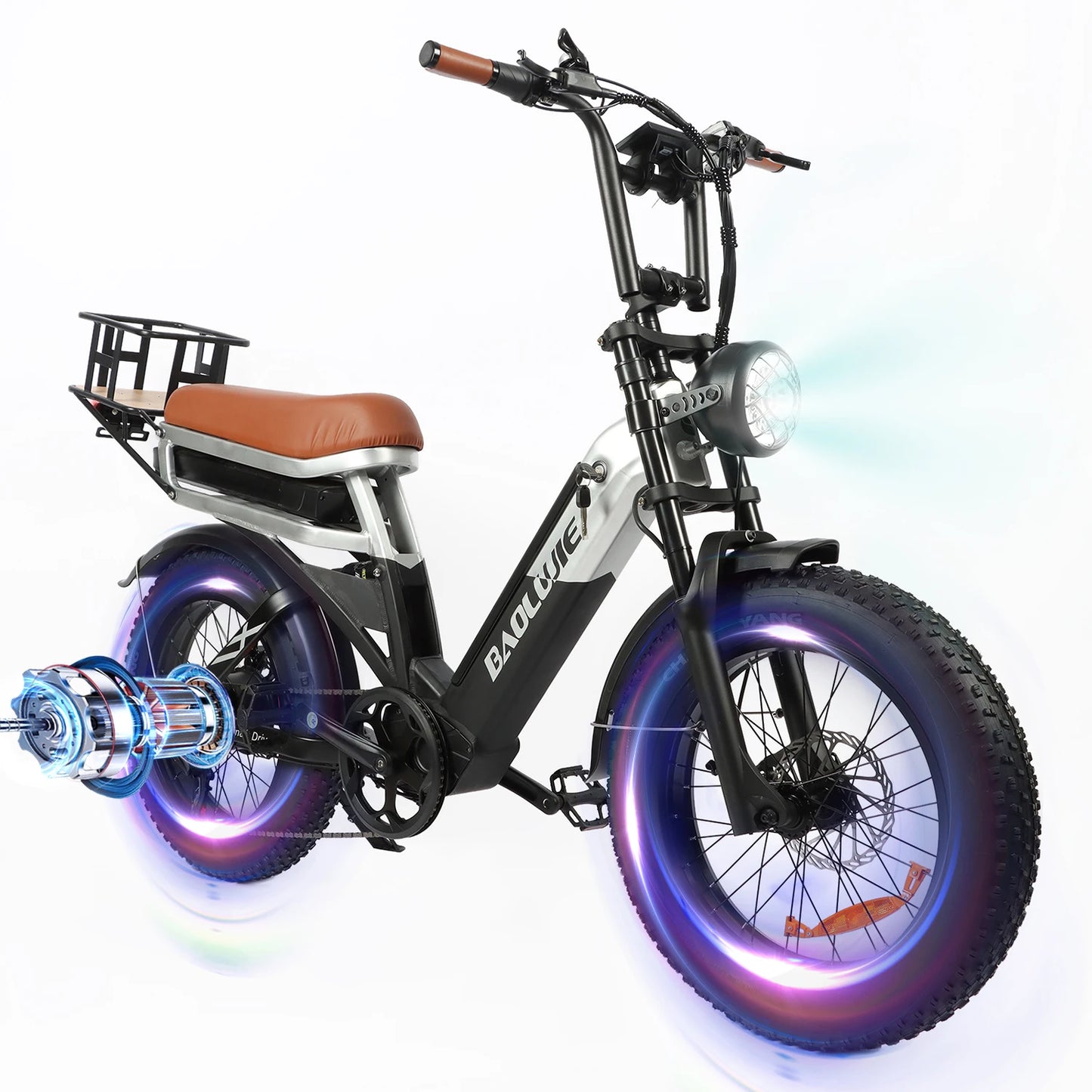 Electric Bicycle 60V 30AH Battery Max Speed 42 MPH E-Bike
