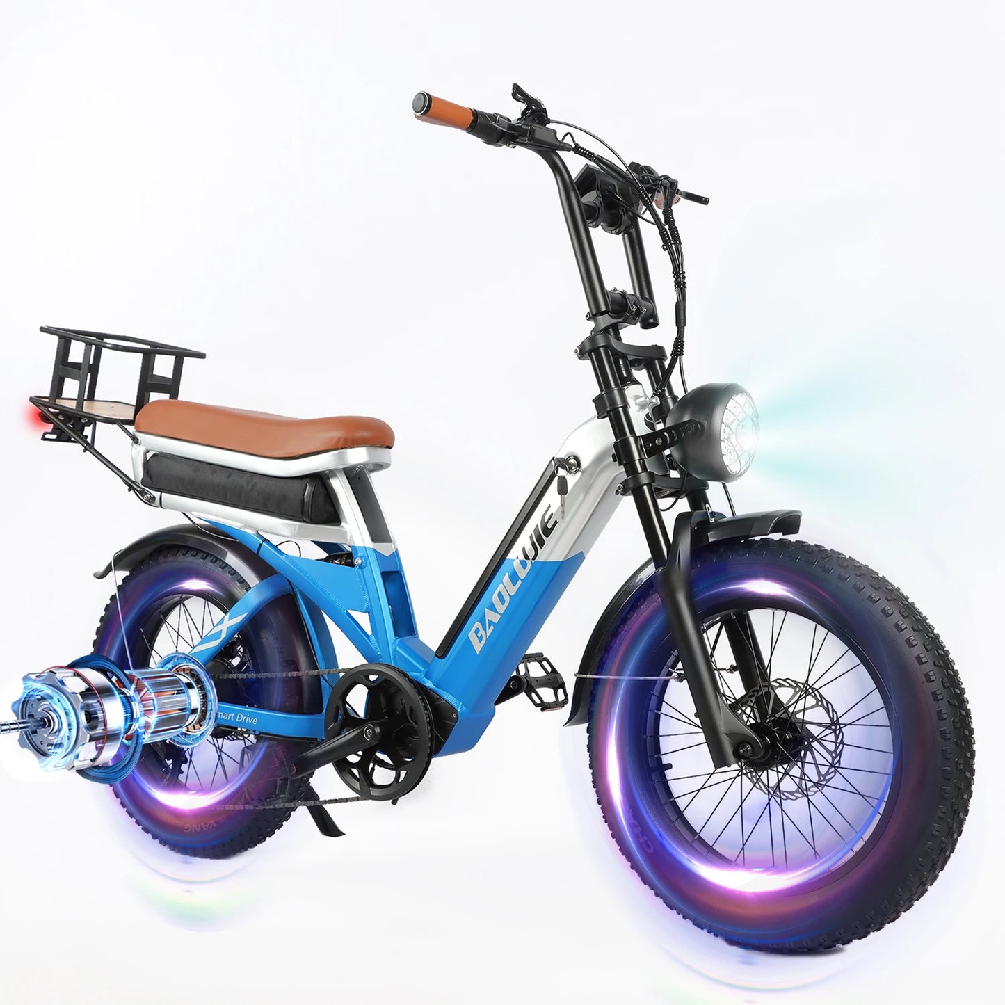 Electric Bicycle 60V 30AH Battery Max Speed 42 MPH E-Bike