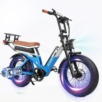 Electric Bicycle 60V 30AH Battery Max Speed 42 MPH E-Bike