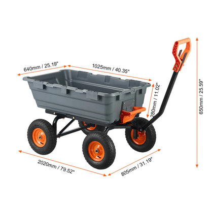 Dump Wagon Steel Frame for Safe Transport