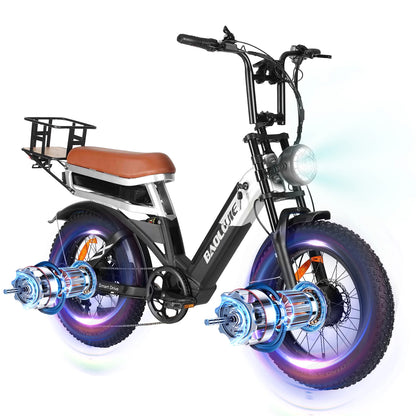 Electric Bicycle 60V 30AH Battery Max Speed 42 MPH E-Bike