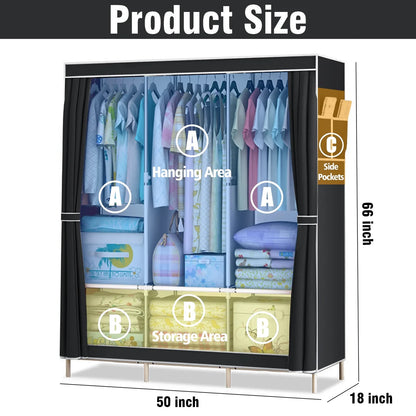 Wardrobe Organizer Storage Quick and Easy to Assemble