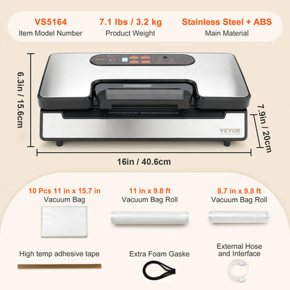 Commercial Vacuum Sealer Automatic Food Packaging