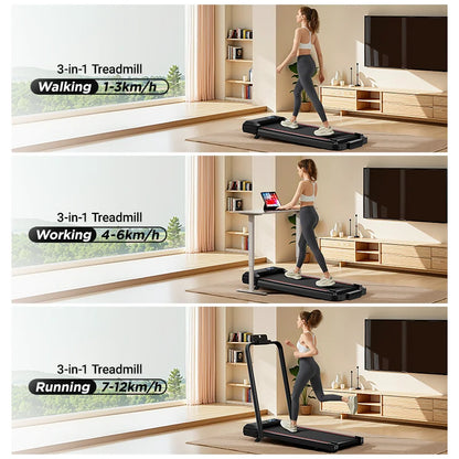 Jogging Treadmill: Incline, Under-Desk, Lightweight, LED Display