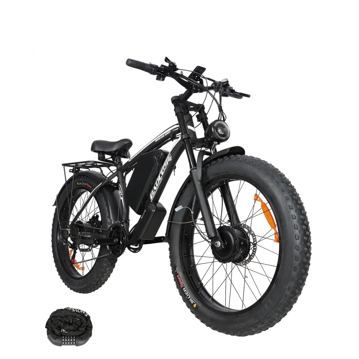 Electric Bicycle 60V 30AH Battery Max Speed 42 MPH E-Bike