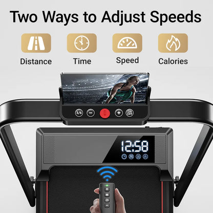 Jogging Treadmill: Incline, Under-Desk, Lightweight, LED Display