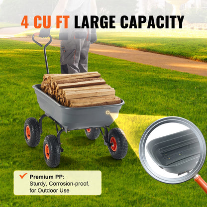 Dump Wagon Steel Frame for Safe Transport