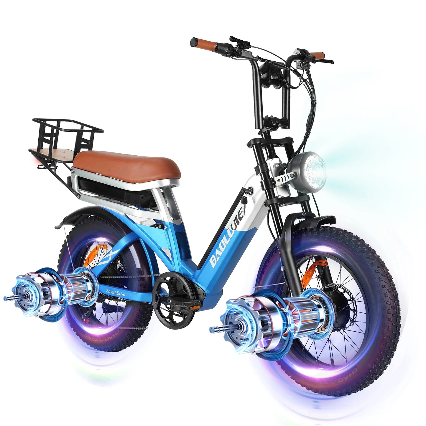 Electric Bicycle 60V 30AH Battery Max Speed 42 MPH E-Bike