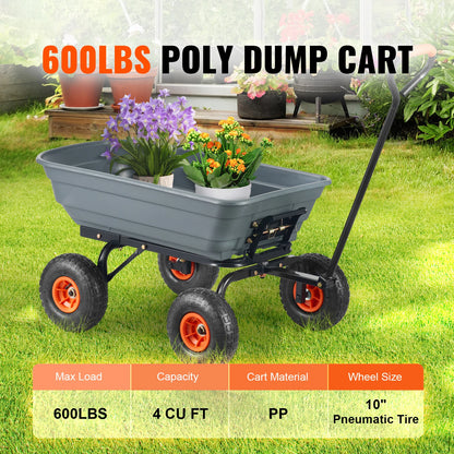 Dump Wagon Steel Frame for Safe Transport