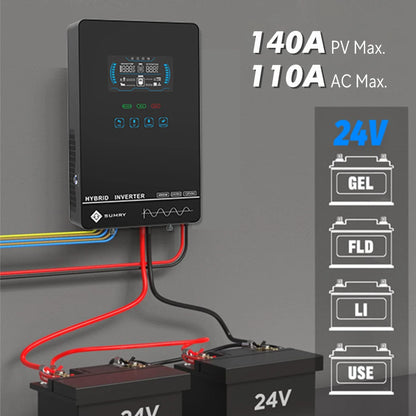 4000W Inverter 24V 140A 5600W MPPT Solar Charger