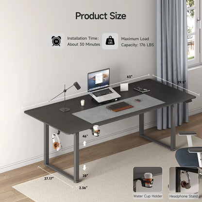 Electric Lifting  Stand Up Desk  Adjustable Height from 28-46"