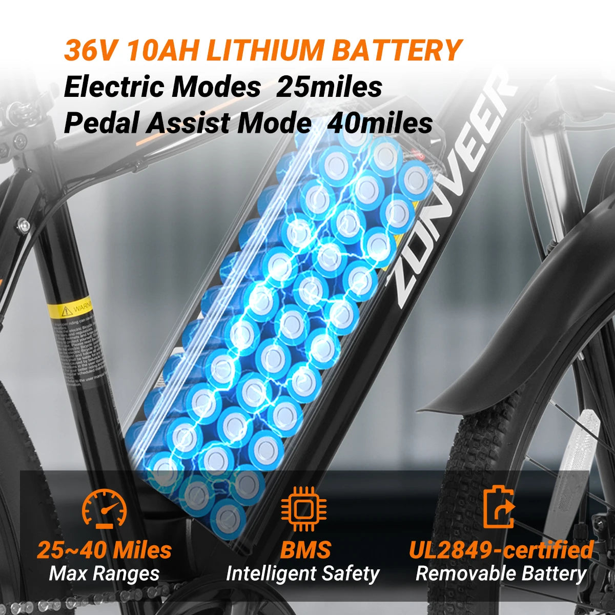 M26 Electric Bicycle 1000W Motor Lithium Battery E-bike