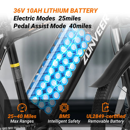 M26 Electric Bicycle 1000W Motor Lithium Battery E-bike