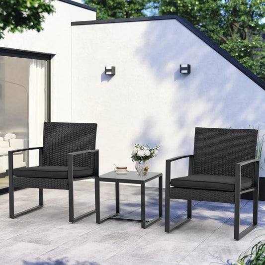 3 Pieces Patio Furniture Set, Outdoor
