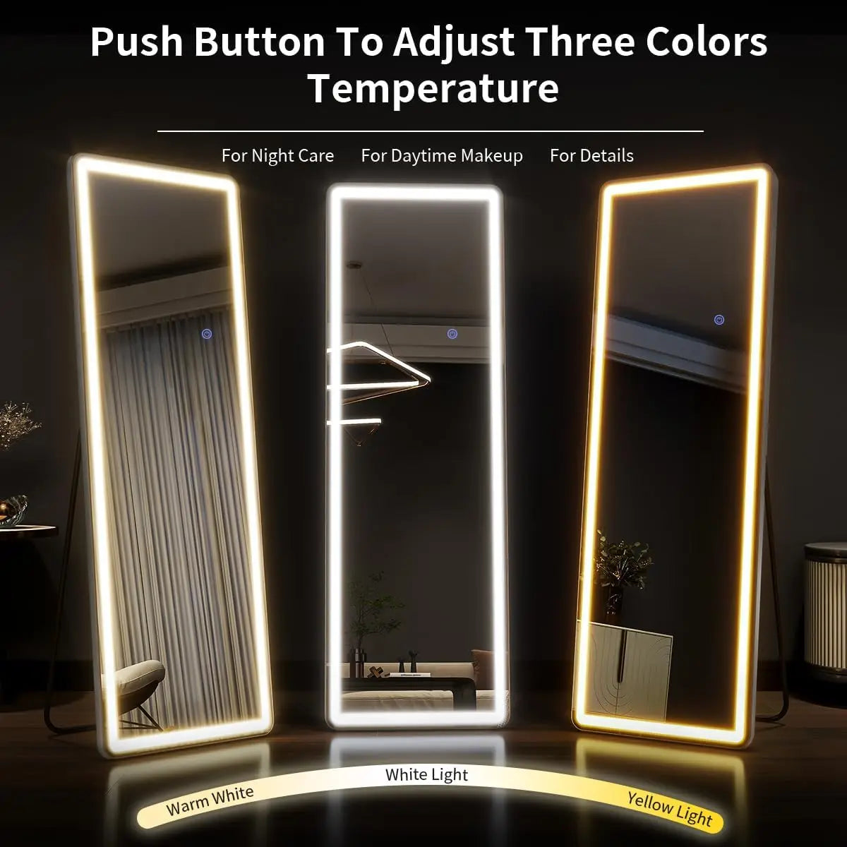 63"x20" Full Length LED Mirror Full Length