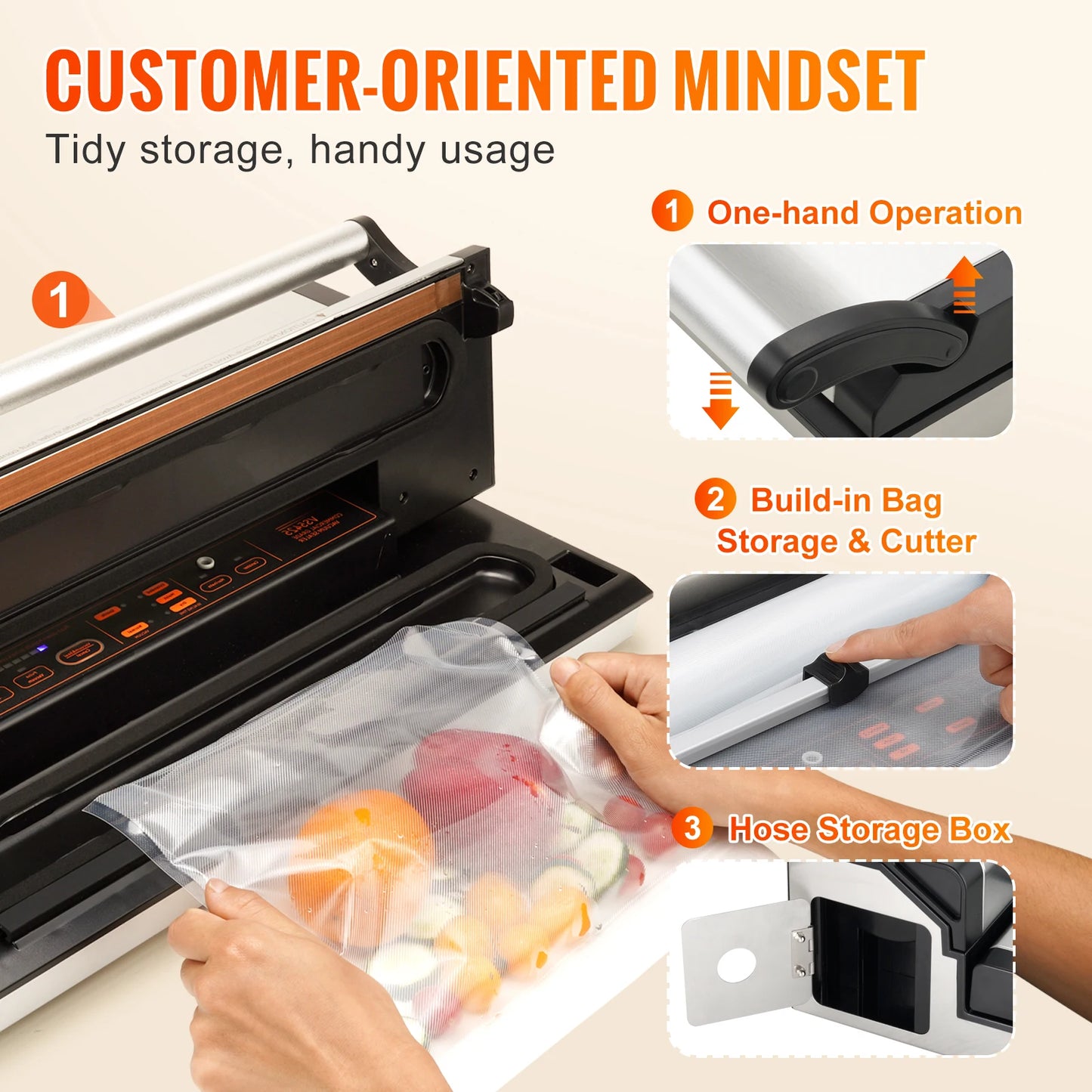 Commercial Vacuum Sealer Automatic Food Packaging