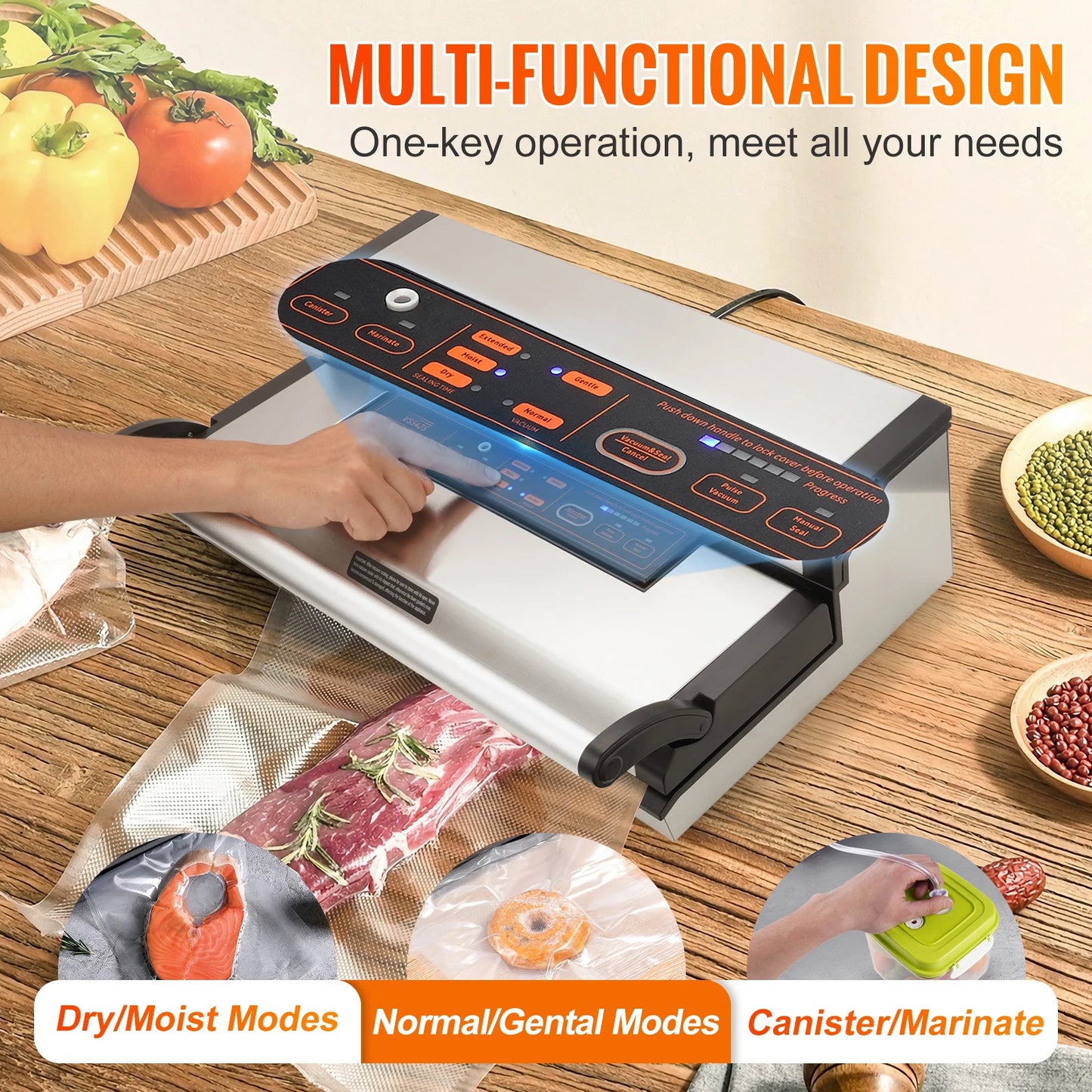 Commercial Vacuum Sealer Automatic Food Packaging