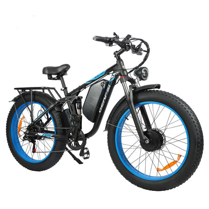 Electric Bicycle 60V 30AH Battery Max Speed 42 MPH E-Bike