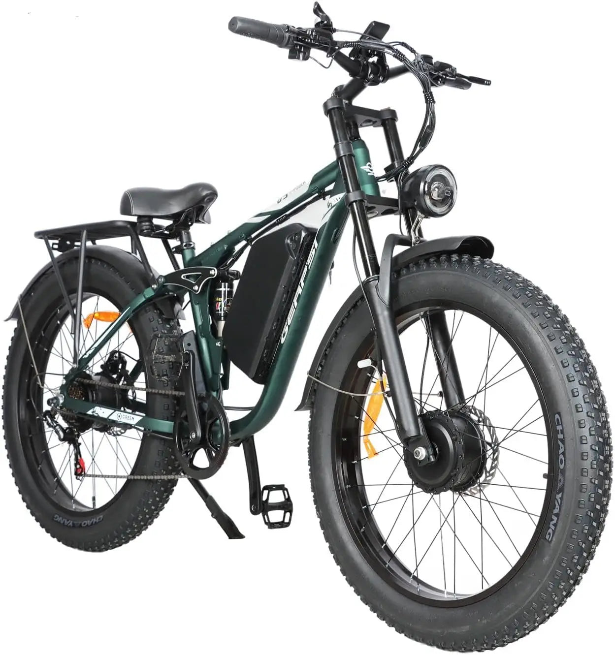 Electric Bicycle 60V 30AH Battery Max Speed 42 MPH E-Bike