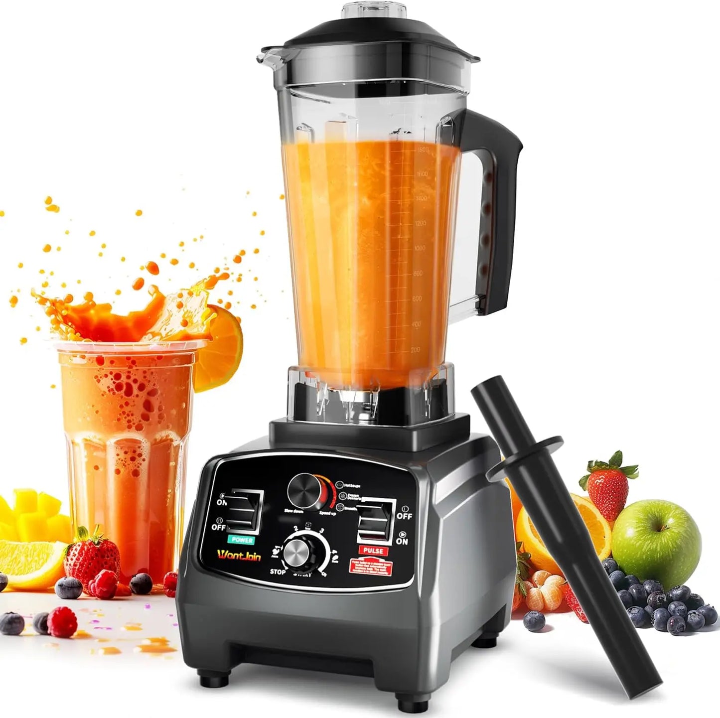 Commercial Blender 1800W High Power Timer