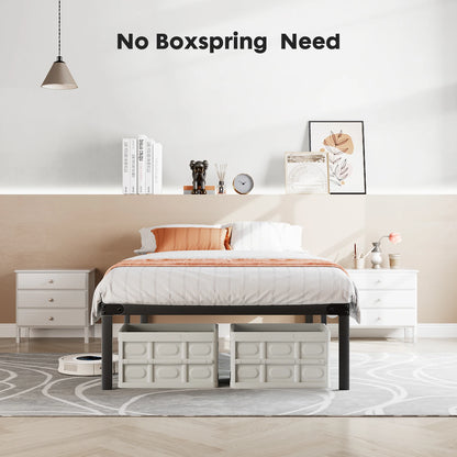Twin Full Queen King Size Steel Bed Frame Supports 350LBS